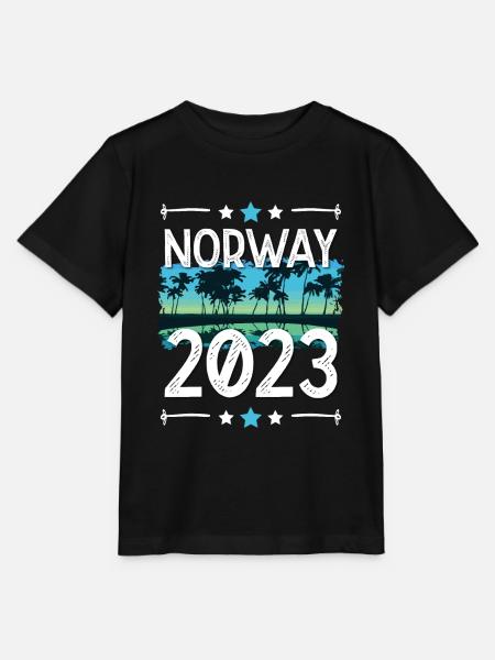 Norway 2023 - Stanley/Stella Kinder T-Shirt MINI CREATOR - Schwarz