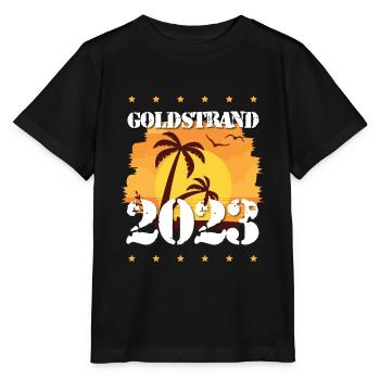 Goldstrand 2023 - Stanley/Stella Kinder T-Shirt MINI CREATOR  - Schwarz - Vorne - Mikhail (115cm)