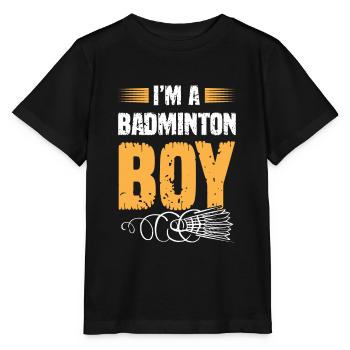 badminton junge - Stanley/Stella Kinder T-Shirt MINI CREATOR  - Schwarz - Vorne - Mikhail (115cm)