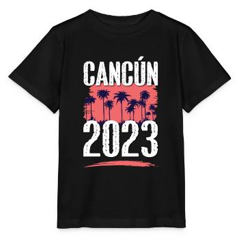 Cancun 2023 - T-shirt bio MINI CREATOR Stanley/Stella Enfant - noir - Devant - Mikhail (115cm)