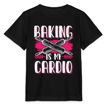 Cuisson cardio - T-shirt bio MINI CREATOR Stanley/Stella Enfant - noir - Devant - Mikhail (115cm)