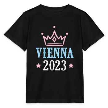 Vienne 2023 Vienne - T-shirt bio MINI CREATOR Stanley/Stella Enfant - noir - Devant - Mikhail (115cm)