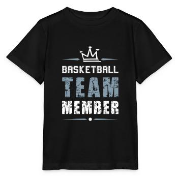 Équipe de basket-ball - T-shirt bio MINI CREATOR Stanley/Stella Enfant - noir - Devant - Mikhail (115cm)