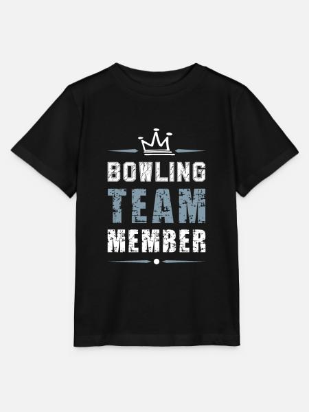 Bowling Team - Stanley/Stella Kinder T-Shirt MINI CREATOR  - Schwarz
