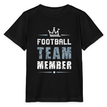 Équipe de football - T-shirt bio MINI CREATOR Stanley/Stella Enfant - noir - Devant - Mikhail (115cm)