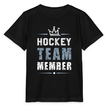 Hockey Team - Stanley/Stella MINI CREATOR Kids’ T-Shirt - black - Front - Mikhail (115cm)