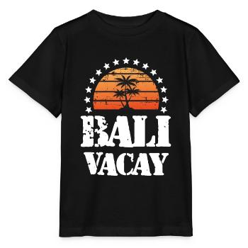 Tourisme Bali - T-shirt bio MINI CREATOR Stanley/Stella Enfant - noir - Devant - Mikhail (115cm)