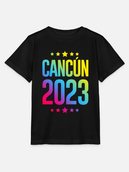 Cancun 2023 - Stanley/Stella Kinder T-Shirt MINI CREATOR  - Schwarz