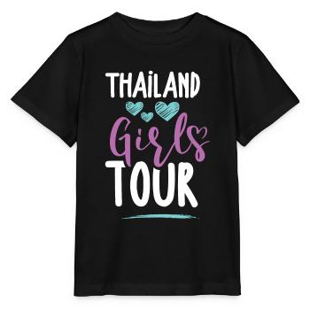 Thailand Girls Tour - Stanley/Stella Kinder T-Shirt MINI CREATOR  - Schwarz - Vorne - Mikhail (115cm)