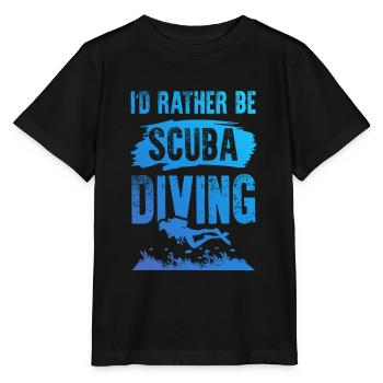 Tauchen scuba diving - Stanley/Stella Kinder T-Shirt MINI CREATOR  - Schwarz - Vorne - Mikhail (115cm)