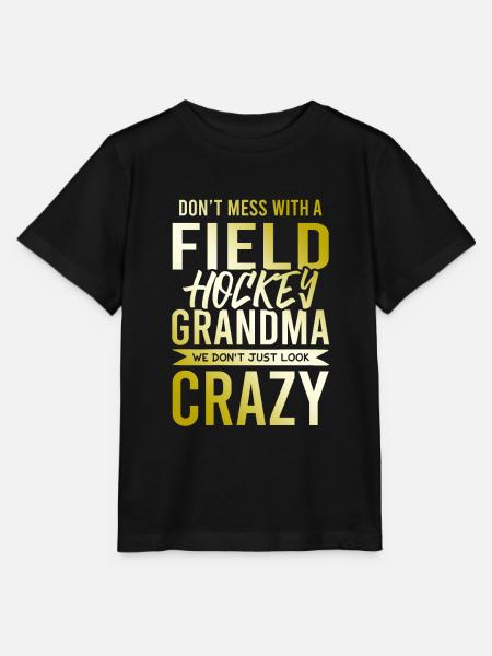 fieldhockey großmutter - Stanley/Stella Kinder T-Shirt MINI CREATOR - Schwarz