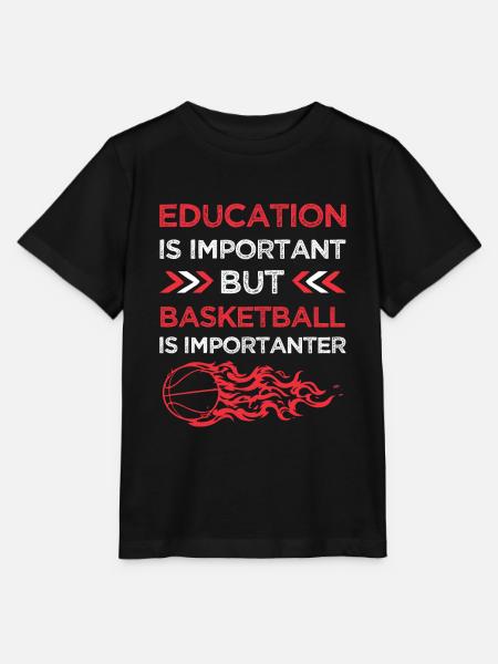 bildung basketball - Stanley/Stella Kinder T-Shirt MINI CREATOR  - Schwarz