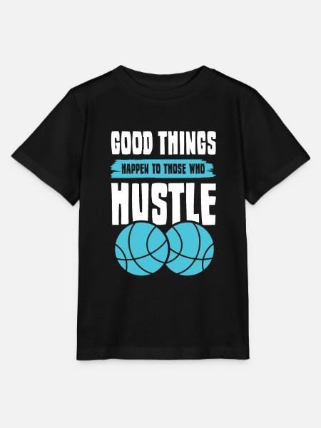 hustle basketball - Stanley/Stella Kinder T-Shirt MINI CREATOR  - Schwarz