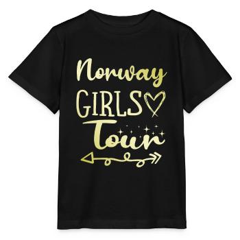 Tournée des filles de Norvège - T-shirt bio MINI CREATOR Stanley/Stella Enfant - noir - Devant - Mikhail (115cm)