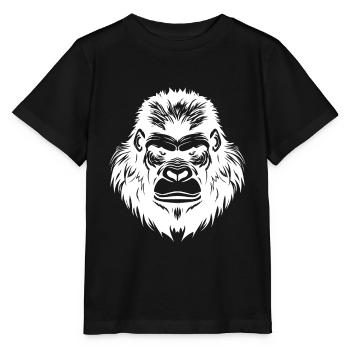 Gorilla Symbol - Stanley/Stella MINI CREATOR Kids’ T-Shirt - black - Front - Mikhail (115cm)