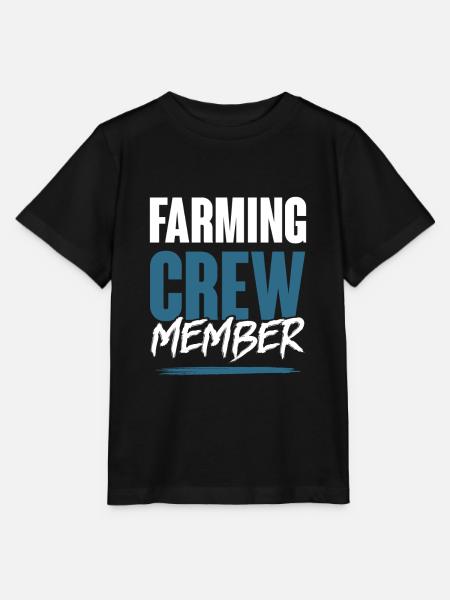 Farming Crew - Stanley/Stella Kinder T-Shirt MINI CREATOR - Schwarz