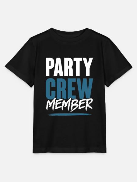 Party Crew - Stanley/Stella Kinder T-Shirt MINI CREATOR  - Schwarz