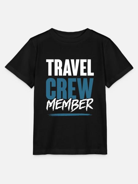Travel Crew - Stanley/Stella Kinder T-Shirt MINI CREATOR - Schwarz
