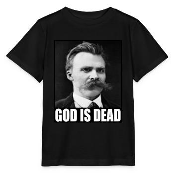 Friedrich Nietzsche | Dieu est mort | Dieu est mort - T-shirt bio MINI CREATOR Stanley/Stella Enfant - noir - Devant - Mikhail (115cm)