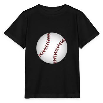 Baseball ball sport sport america - Stanley/Stella MINI CREATOR Kids’ T-Shirt - black - Front - Mikhail (115cm)
