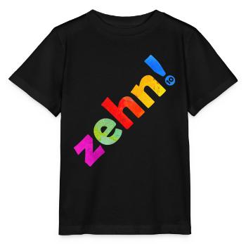 ZEHN 10 JAHRE 10. GEBURTSTAG - Stanley/Stella Kinder T-Shirt MINI CREATOR  - Schwarz - Vorne - Mikhail (115cm)