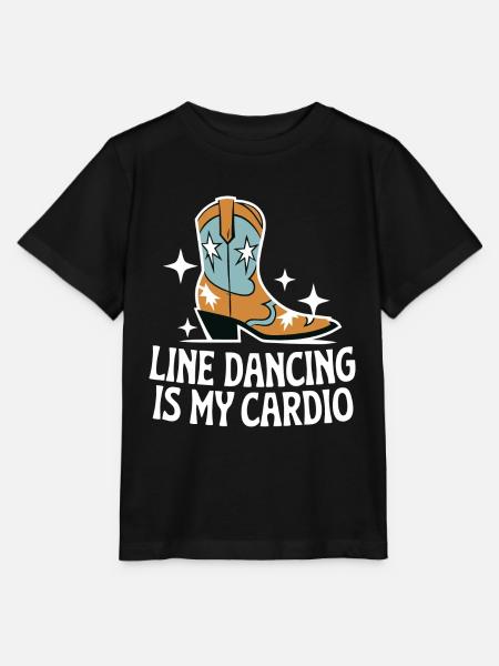 Line Dancing Tanzen Tänzer - Stanley/Stella Kinder T-Shirt MINI CREATOR - Schwarz