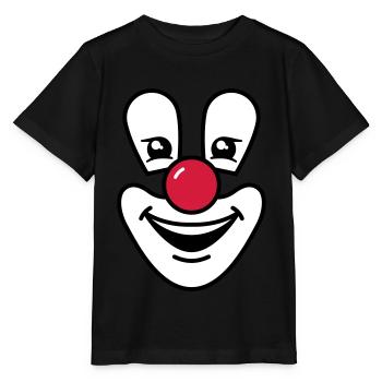 Clown - Stanley/Stella Kinder T-Shirt MINI CREATOR  - Schwarz - Vorne - Mikhail (115cm)