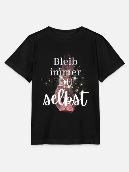 POSITIVE EINSTELLUNG MINDSET Motivation - Stanley/Stella Kinder T-Shirt MINI CREATOR - Schwarz
