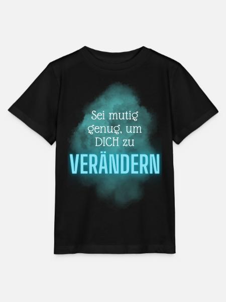 POSITIVE EINSTELLUNG MINDSET Motivation - Stanley/Stella Kinder T-Shirt MINI CREATOR  - Schwarz