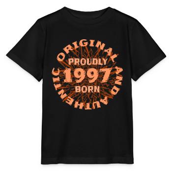 Années 97 - T-shirt bio MINI CREATOR Stanley/Stella Enfant - noir - Devant - Mikhail (115cm)