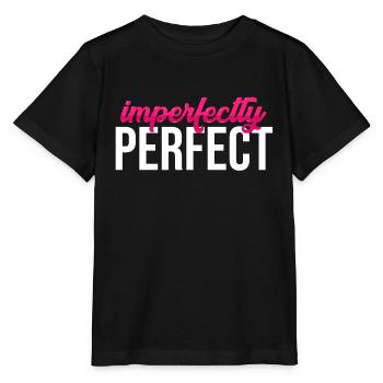 Imperfectly Perfect - Stanley/Stella MINI CREATOR Kids’ T-Shirt - black - Front - Mikhail (115cm)