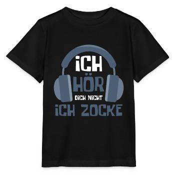 Gaming Game Gamer - Stanley/Stella Kinder T-Shirt MINI CREATOR  - Schwarz - Vorne - Mikhail (115cm)