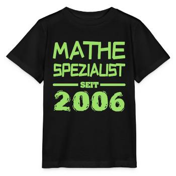 Witzig 2006 - Stanley/Stella Kinder T-Shirt MINI CREATOR  - Schwarz - Vorne - Mikhail (115cm)