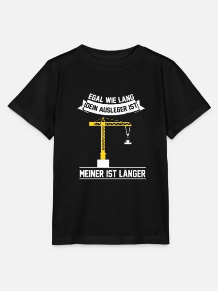 Kran - Stanley/Stella Kinder T-Shirt MINI CREATOR - Schwarz