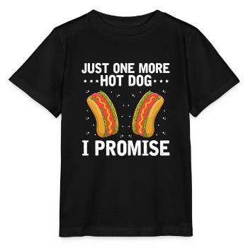 Hot Dog Lover Saucisse Fast Food Hot-dog nourriture - T-shirt bio MINI CREATOR Stanley/Stella Enfant - noir - Devant - Mikhail (115cm)