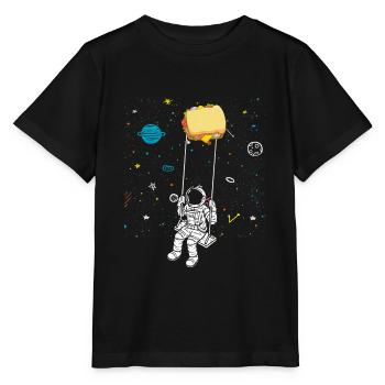 Astronaut Sandwich Liebe Astronomie Sandwich - Stanley/Stella Kinder T-Shirt MINI CREATOR  - Schwarz - Vorne - Mikhail (115cm)
