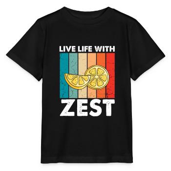 Limonade Limonade Limonade Limonade Stand Design - T-shirt bio MINI CREATOR Stanley/Stella Enfant - noir - Devant - Mikhail (115cm)