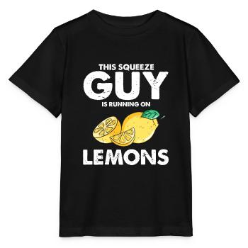 Limonade Limonade Limonade Limonade Stand Design - T-shirt bio MINI CREATOR Stanley/Stella Enfant - noir - Devant - Mikhail (115cm)
