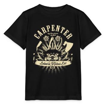 Zimmermann Guild Sign - Stanley/Stella MINI CREATOR Kids’ T-Shirt - black - Front - Mikhail (115cm)