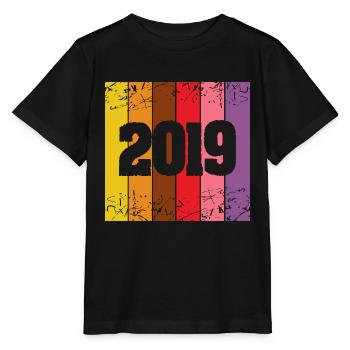 2019 2019 - Stanley/Stella Kinder T-Shirt MINI CREATOR  - Schwarz - Vorne - Mikhail (115cm)