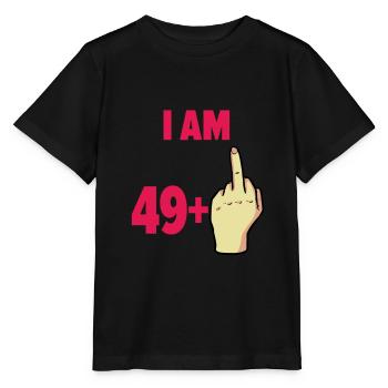 I am 49 I am 49 - Stanley/Stella MINI CREATOR Kids’ T-Shirt - black - Front - Mikhail (115cm)