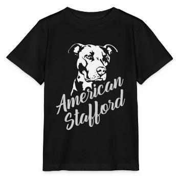 American Stafford - Stanley/Stella Kinder T-Shirt MINI CREATOR  - Schwarz - Vorne - Mikhail (115cm)