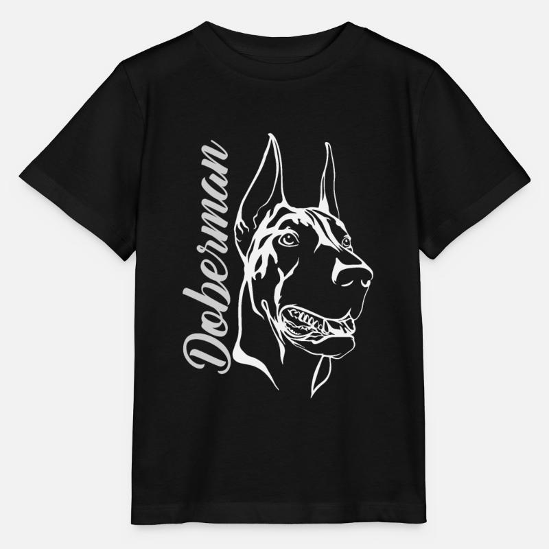 Doberman Doberman - T-shirt bio MINI CREATOR Stanley/Stella Enfant - noir