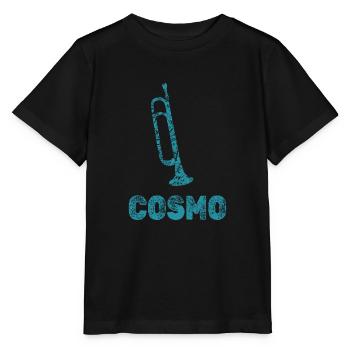 Trompettes Cosmo - T-shirt bio MINI CREATOR Stanley/Stella Enfant - noir - Devant - Mikhail (115cm)