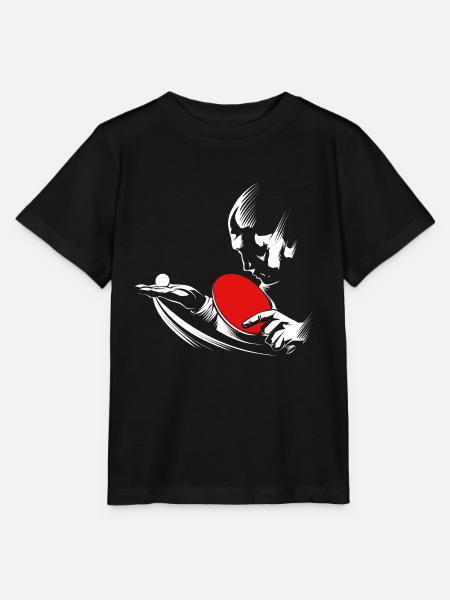 Tischtennis - Stanley/Stella T-shirt MINI CREATOR til børn - sort