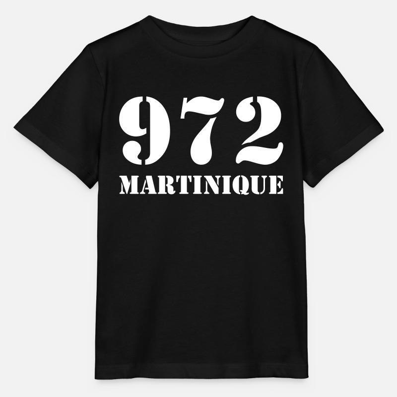 972 Martinique - T-shirt bio MINI CREATOR Stanley/Stella Enfant - noir