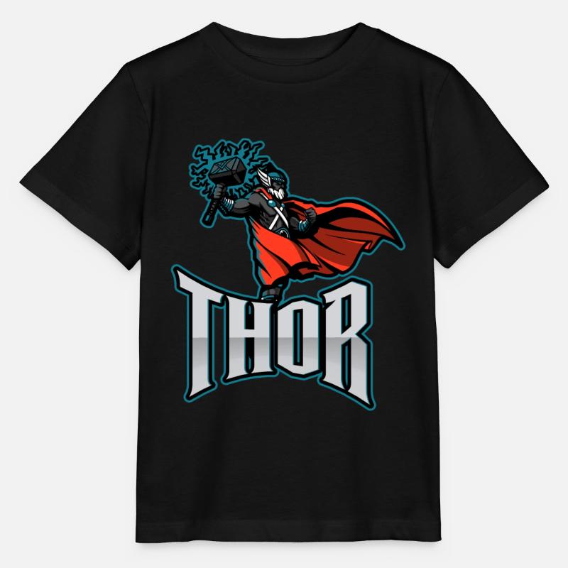 Thor - Stanley/Stella MINI CREATOR Kids’ T-Shirt - black