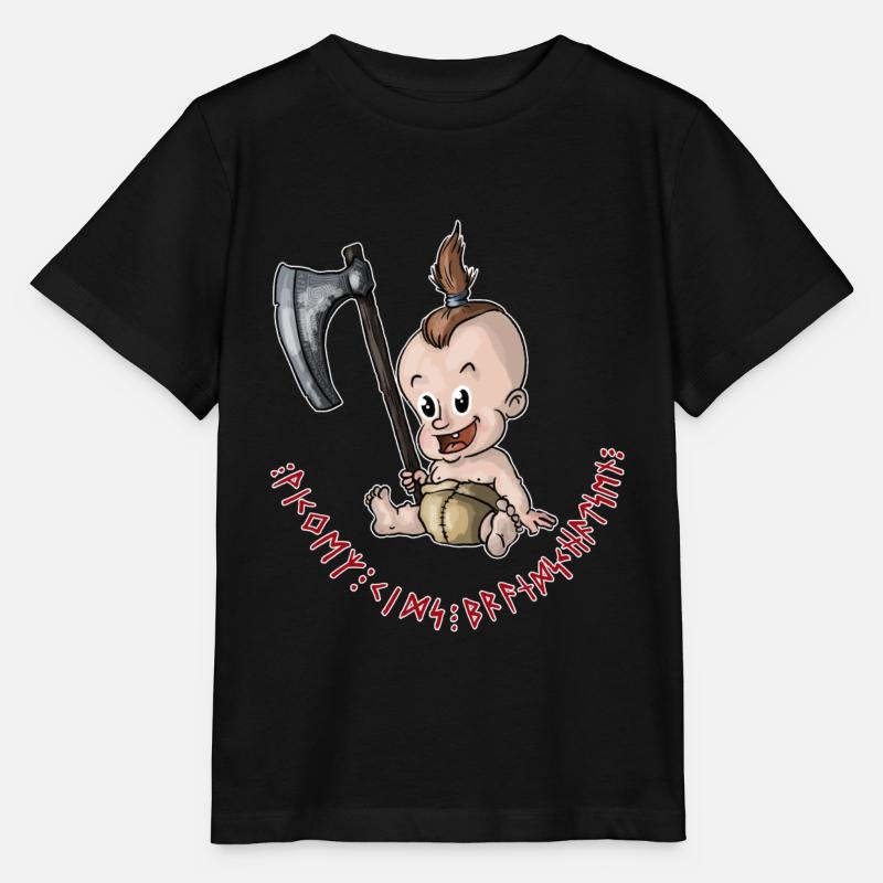 Viking Bébé 1 - T-shirt bio MINI CREATOR Stanley/Stella Enfant - noir