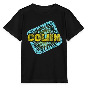 Cadeau pour Collin - T-shirt bio MINI CREATOR Stanley/Stella Enfant - noir - Devant - Mikhail (115cm)