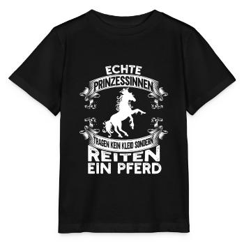 Echte Prinzessinnen tragen kein Kleid - Stanley/Stella Kinder T-Shirt MINI CREATOR  - Schwarz - Vorne - Mikhail (115cm)
